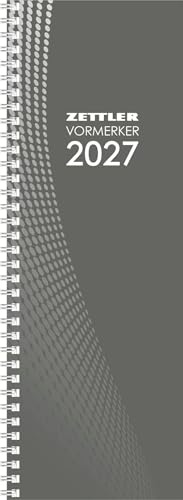 Vormerkbuch 1W/1S 2027: Terminbuch 11x30 cm mit 1 Woche je Seite, Zweimonatsübersicht, Tages- & Wochenzählung, Spiralbindung