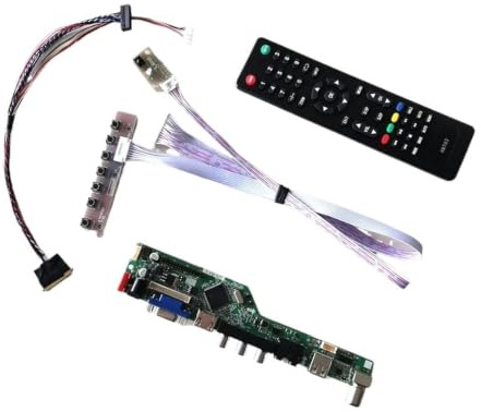 for BT140GW01 V.4 V.5 VGA + AV + USB 14 T.V56 Bildschirm Controller Stick Bord Notebook PC 1366 * 768 LVDS 40Pin WLED DIY Kit Zubehör(BT140GW01 V.4)