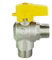 Rubinetto valvola a sfera 1/2'' M/M a squadra EN 331 GAS - 8113R076