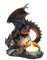 Unbekannt Drachen Teelichthalter rechts Drache sitzt auf Drachenei Teelicht Halter Figur Deko