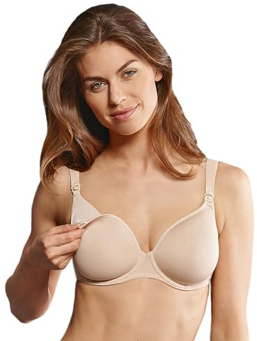 Anita Maternity Bra with Underwire And Spacer Cup Reggiseno, Beige (Desert 753), 5E (Taglia Produttore: 90E) Donna