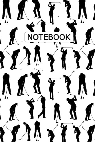 Golf Notebook: Golf Notebook Journal To Write Notes, Password, Notepad, To Do Lists - 6 x 9 Inches - 100 Pages