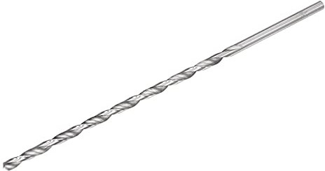 sourcing map 6.5mm Twist Drill Bits, High-Speed Steel Straight Shank Extra Long Drill Bit 250mm Length for Wood Plastic Aluminum
