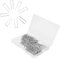 TOPINCN 200pcs U Shaped Sewing Quilting Pins, Fork Pins Needlecrafts Pins Double Blocking Pins Sewing Pins Straight Pins U Pins Sewing Jewelry Display(17mm)
