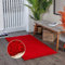 Surya Home Shaggy Berber Teppich - Flauschiger Teppich für Wohnzimmer, Esszimmer, Schlafzimmer, Langflor Hochflor Teppich flauschig - Teppich groß 100x200 cm, Wohnzimmerteppich in Rot