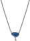 Skagen Halskette für Frauen Meerglas Blaue Glaskette, Länge: 406mm+51mm, Breite: 9.3mm, Höhe: 9.4mm, SKJ1711040