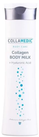 COLLAMEDIC Body Lotion mit Kollagen, Anti-Aging Body Lotion für jeden Tag, Boost Body, Körperlotion spendet Feuchtigkeit, strafft und verjüngt die Haut, 300ml