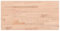 vidaXL Tischplatte, Holzplatte Holztischplatte Rechteckig, Ersatzplatte Platte für Beistelltisch Bartisch, Massivholztischplatte Schreibtischplatte, 100x50x1,5 cm Massivholz Buche