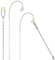 Cubilux USB Type C 2-Pin 0.78mm IEM Cable with Microphone, Silver Plated OFC Wires, 4 Feet Length, Detachable Boom MIC for Wan'er S, ZS10, ZSX