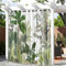 Hiseng Tende per Gazebo Impermeabile, 1 Pezzi Tende da Esterno con Anelli, Tenda da Esterno Oscurante per Balcone GiardinoTerrazzo Veranda Gazebo e Finestre Esterne (132x182cm,Piante)