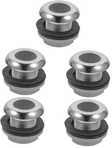Healeved 5pcs Shower Mount Adapter for Shampoo Beds Easy Installation Shower Nozzle Bracket for Hair Salons and Spas Electroplated Design for Daily Use