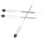 PAMINGONO Hydrometer für Wein Bier Alkoholmessgerät Dreifachskala Hydrometer zur Messung von spezifischer 0-100-Grad-