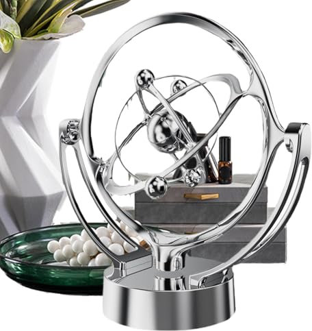 Earth-Inspired Perpetual Motion Toy | Science Physics Gadget and Learning Tool | Captivating Tabletop Device for, Home, and Classroom Décor – Stress Relief and Educational Fun