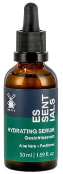 MÜHLE Essentials Gesichtsserum, 50 ml - Hydrating Serum vegan, parfümfrei mit Aloe Vera, Panthenol für geschmeidige Haut