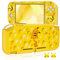 DLseego Coque pour Switch Lite - Jolie Impression d'Alien Foudroyé, Coque Protectrice en PC Dur avec 2 Embouts de Poignée de Pouce, Blanc+Jaune