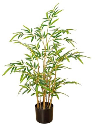 MagiDeal Arbre artificiel en bambou, bonsaï décoratif moderne, faux arbre, plante en bambou synthétique pour porche, intérieur, extérieur, table, décoration de, 0.9 M de Haut