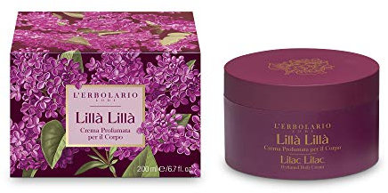 L'Erbolario LILLA Körpercreme in Samtbox, 200 ml