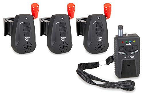 Uni Cat Unisex – Erwachsene 10C4039507243104C10 Sensible Cat 3+1 Set-Welsbissanzeiger, Bissanzeiger zum Wallerangeln, Wallerbissanzeiger, Welsangeln, Funkbissanzeiger, Anzeiger mit Funk, Bunt, Normal