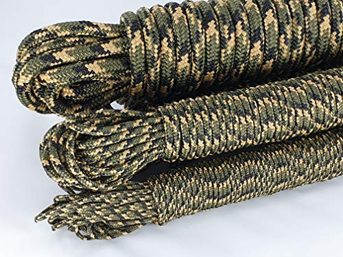 ANBP Moro Camouflage Seil Grün Polypropylenseil 50m - 3mm 4mm 5mm 6mm 8mm 10mm 12mm (0,20€/m - 1,10€/m)