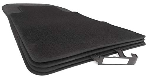 kh Teile Fußmatten C124 Coupe Velours Autoteppich Set Original Qualität, 4X Schwarz