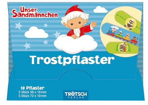 Trötsch Unser Sandmännchen Pflasterset Trostpflaster: Kinderpflaster Wundpflaster