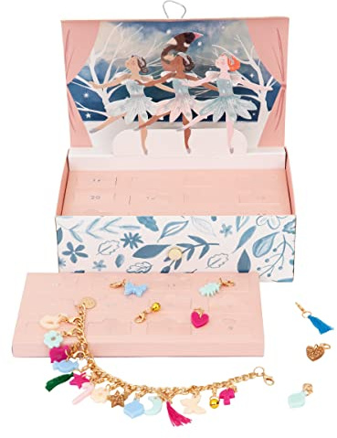 Meri Meri Winter Ballerina Charm Armband Adventskalender Koffer (1 Stück)