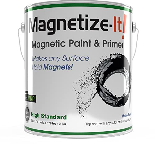 Magnetize-It! Magnetic Paint & Primer (Water Based) - High Standard 1 Gallon, MIHYD-2278