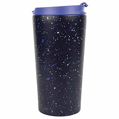 Joules 330ml Double Walled Metal Travel Cup, 15.5cm, Blue (JLS2131)