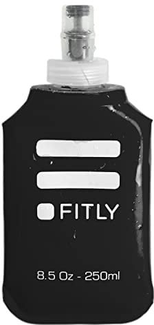FITLY Gourde Souple Pour Sac D'hydratation De Course - Idéal pour Le Running, Vélo, Randonnée - Bouteille D'eau Pliable pour Utilisation en Extérieur - Flasque souple pour l'hydratation