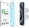 amFilm OneTouch 2+2 Pack Compatible with iPhone 15 Pro Max Screen Protector 6.7 Tempered Glass and Camera Lens Protector, Premium Easiest Installation Kit 9H, Case Friendly Anti-Scratch HD