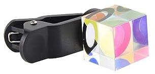 1pc Telefon Objektiv Filter Prisma 22mm Optische Glas Magische Glow Effekt Foto Kristall Objektiv Dekorative Fotografie Studio Zubehör 22 * 22 * 22mm