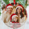 Palline di Natale personalizzate con Foto, Decorazioni per Albero di Natale Personalizzata 2023, Palle di Natale con Testo, Regalo Originale per Famiglia, Coppie