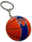 Porte-clés compatible avec NBA Knicks Basket Gadget Accessoires idée cadeau homme femme enfant pendentif créatif 3D, orange., Taille Unique