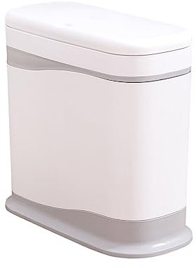 Poubelle Salle Bain Corbeille Papier Poubelle de tri maison salon grand Simple déchets papier couvert ordures toilette étroite corbeille à papier hygiénique Poubelle de Bureau ( Color : A , Size : S )