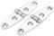 2Pcs Boat Door Hinge,4Inch Stainless Steel Heavy Duty Hinges Silver for Home Marine Boat Yacht Door Window, Locker, Cabinet, Deck, Tool Box