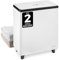 SereneLife Rectangular Bucket-Large Capacity Single Touch Towel & Blanket Warmer (Black), Stainless Steel, One Size