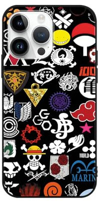 Schutzhülle für Apple iPhone 13/iPhone 14 Hülle 6.1'', Cartoon Anime One Piece Naruto Dragon Ball Muster Designs Manga Mädchen Junge Case Schutz Handyhülle Stoßfest TPU Weich Ultra Dünn Cover