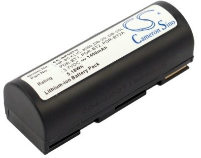 Replacement Battery for Digilux Zoom NP-80 1400mAh