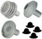 Pool Filter Anschluss Set für Intex Pool Einlass und Auslass, Pool Zubehör Ø 32 mm Schlauchanschluss Pool Ersatzteil mit Innengewinde zum Verschrauben, Wasserzirkulation im Pool zu verbessern (A)