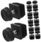 HYTROVE Lot de 12 Pieds De Nivellement Carrés Filetés pour Meubles, Réglables, pour Chaises, Tables, Armoires,