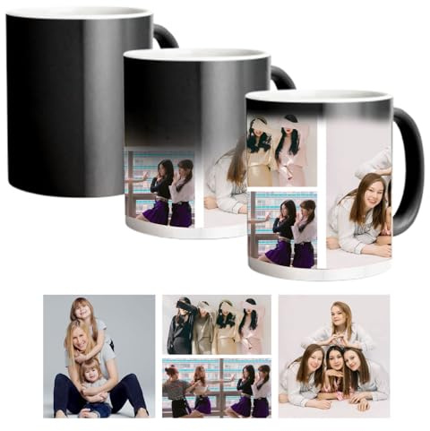 PrintWink Personalised Heat Change Mug | Colour Changing Mug with Photo | Custom Magic Cup for Coffee & Tea | Personalised Gift for Men, Women, Birthday, Anniversary, Father’s Day | Photo 4