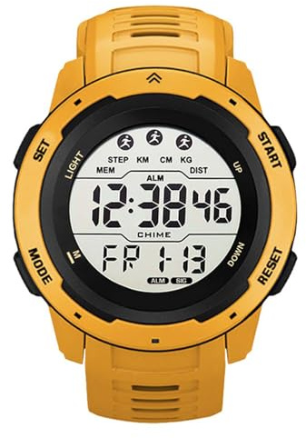 KIMISS Military Luminous Sports Watch Digital Sports Uhr Multifunktional wasserdichte Laufuhr Im Freien - Kleidung, Schuhe & Schmuck/Männer/Uhren/Handgelenksuhren