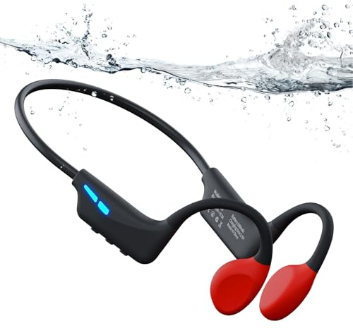 Unterwasser Knochenschall Kopfhörer Bluetooth 6.0 zum Schwimmen Laufen, 8GB