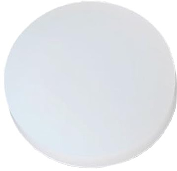 WOFDALY Silicone Solide 10 Pièces Transparent Blanc Joints Souples Feuilles Rondes Diamètre 80 mm Bonne Performance D'étanchéité Tampons D'amortissement des Vibrations,Thickness 2mm