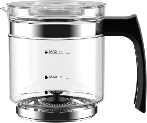Morpilot Glass of Milk Frother para Espumador de Leche Negro