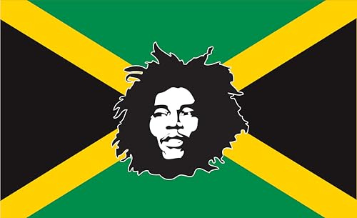 Bandiera di Bob Marley, 150 x 90 cm