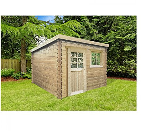 SOLID SUPERIA Abri de Jardin Nevers Bois 238 x 238 x 212 cm S8332