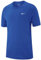 NIKE Men Dri-Fit Solid Crew T-Shirt - Game Royal/White, M