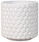 Bloomingville Vaso DOT - per Fiori da Interno e Piante da Interno, Piante grasse, Cactus, Orchidee S (12,5 cm ø), Bianco, Ceramica Gres