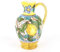 Oliera in ceramica decorata a mano, oliera siciliana, ceramica di Caltagirone Made in Italy (Limoni)